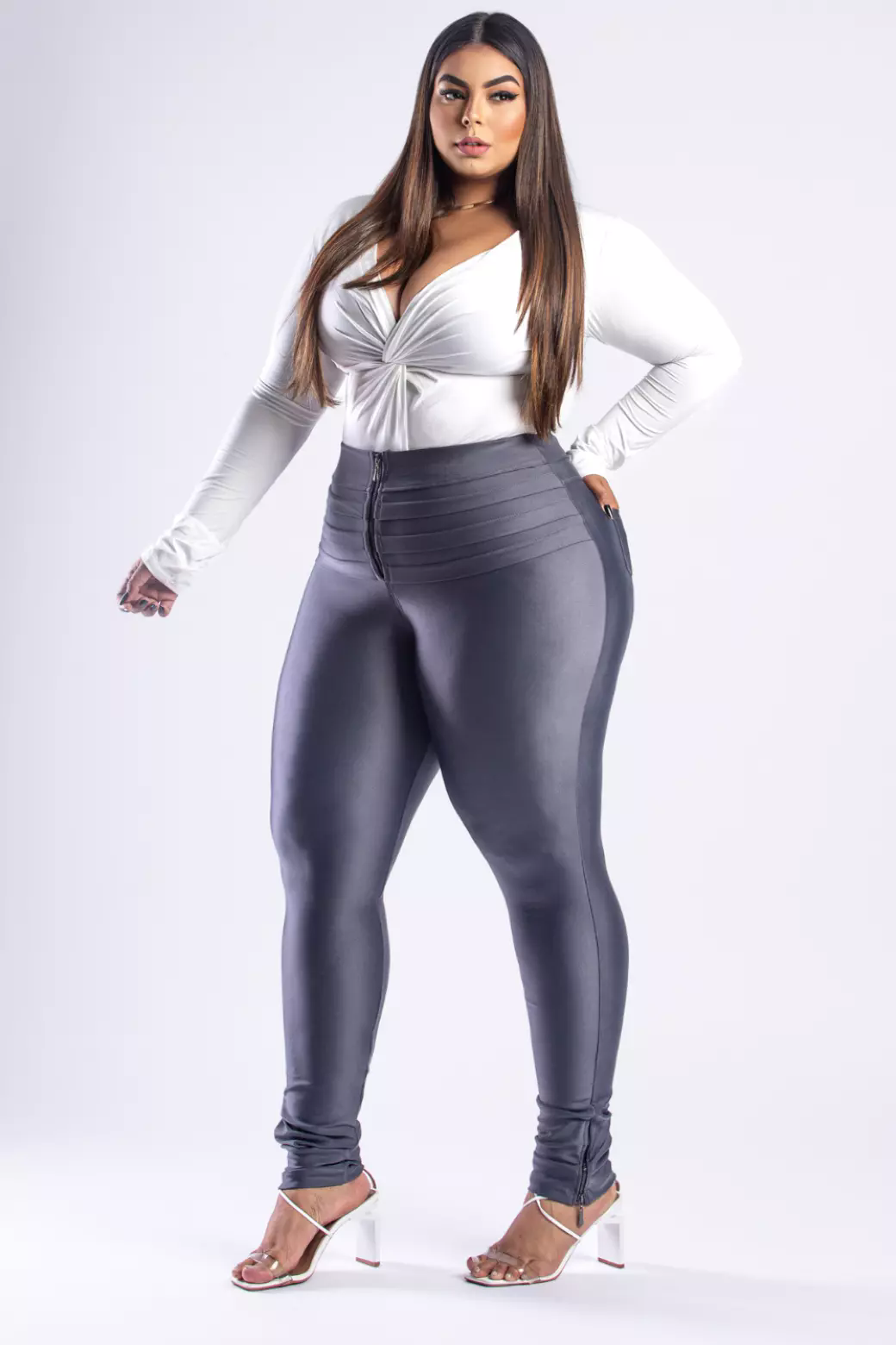 CALÇA SKINNY PLUS SIZE RITA